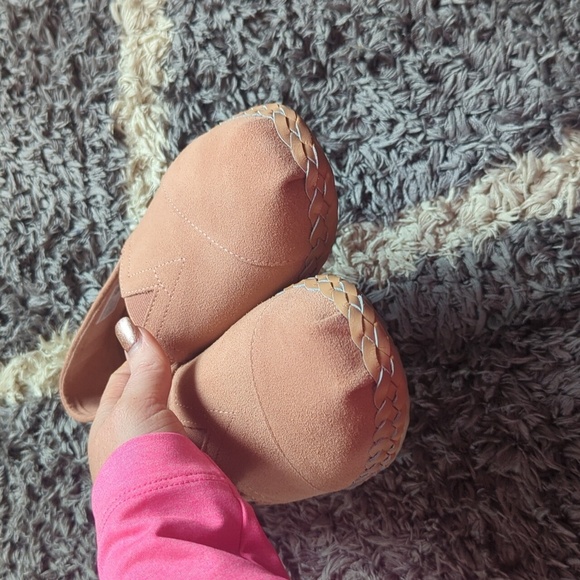 TOMS Women's Alpargata Leather Wrap Loafer Flat Pink Size Women's 9 - Picture 6 of 9